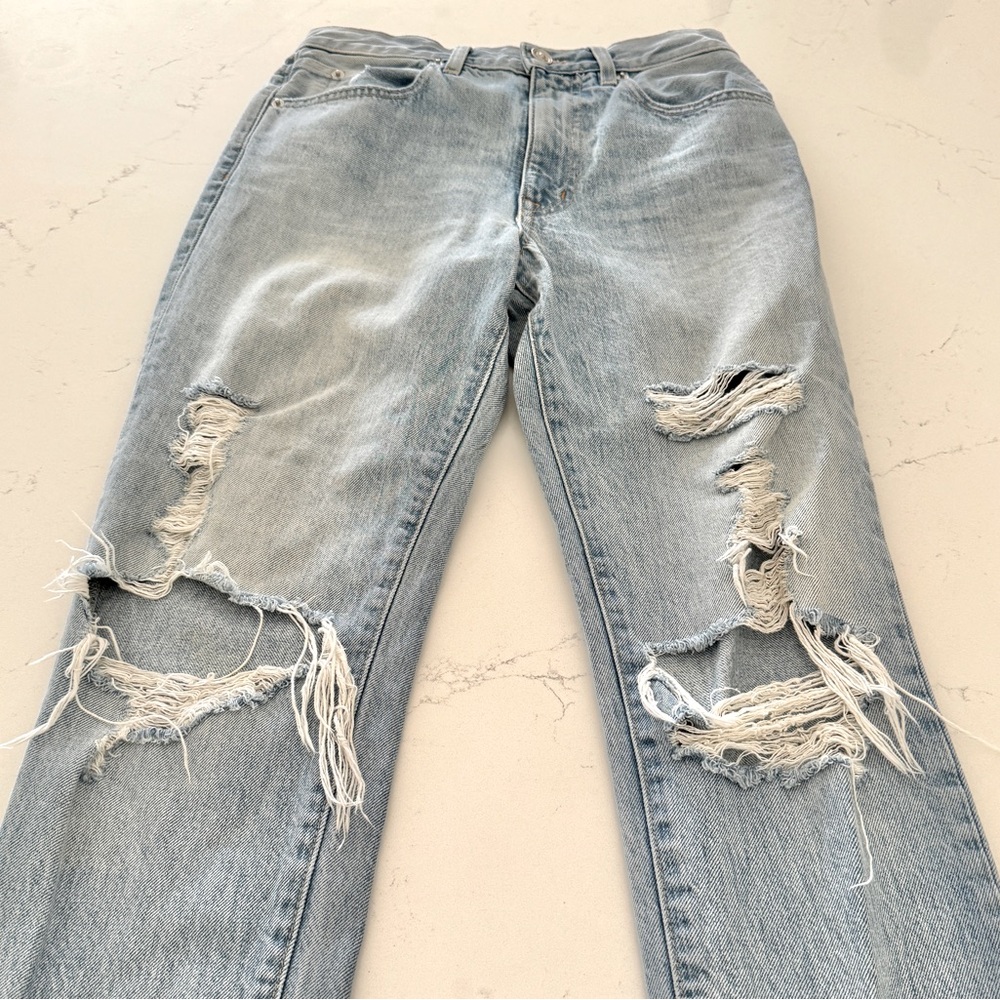 SLVRLAKE Roxy Jeans Straight Leg “Mind Made Up” Size 0